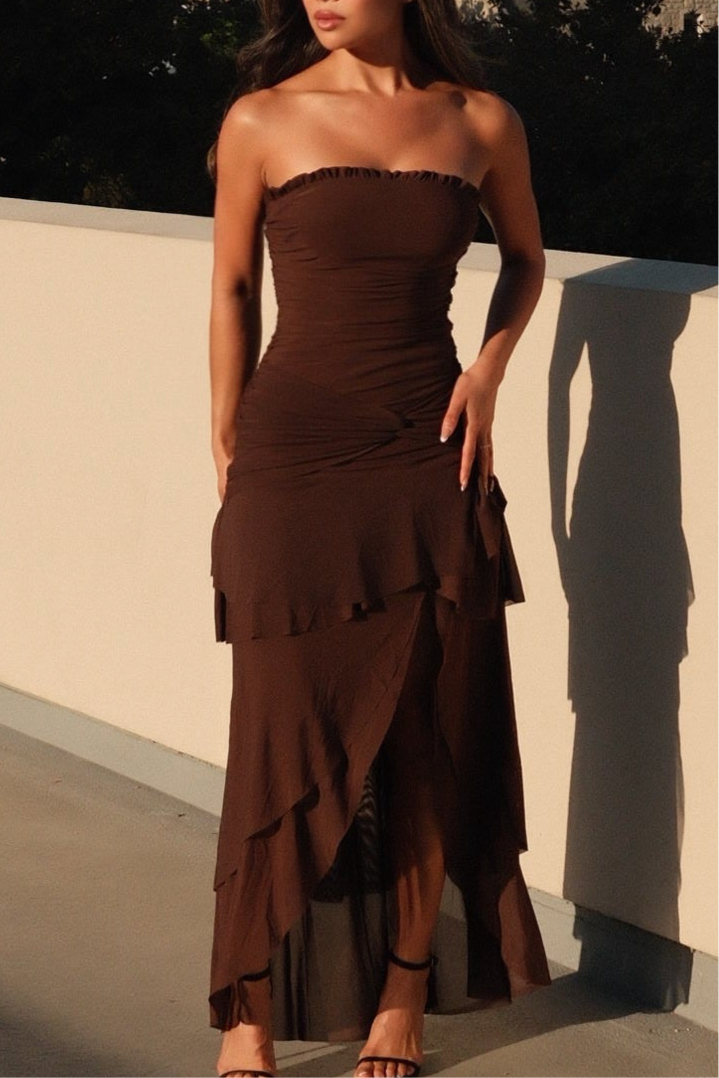 Bourbon Ruffle Dress