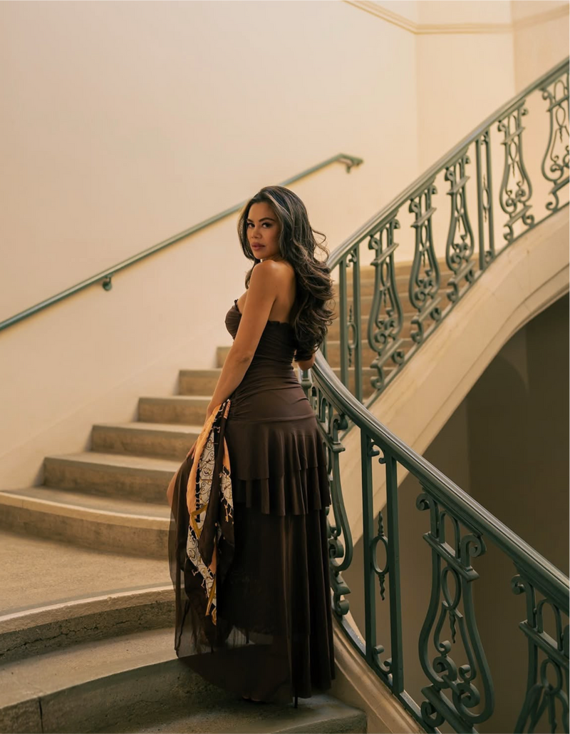 Bourbon Ruffle Dress