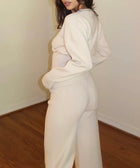 Knit Latte Cardigan w/ Pants Set