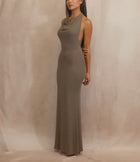 Dark Taupe Maxi Dress
