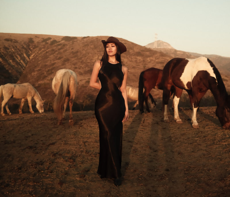 Rosalind Satin Dress