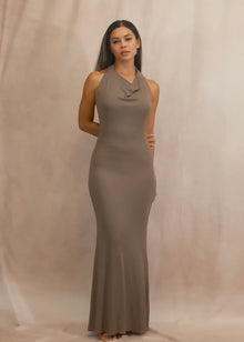 Dark Taupe Maxi Dress