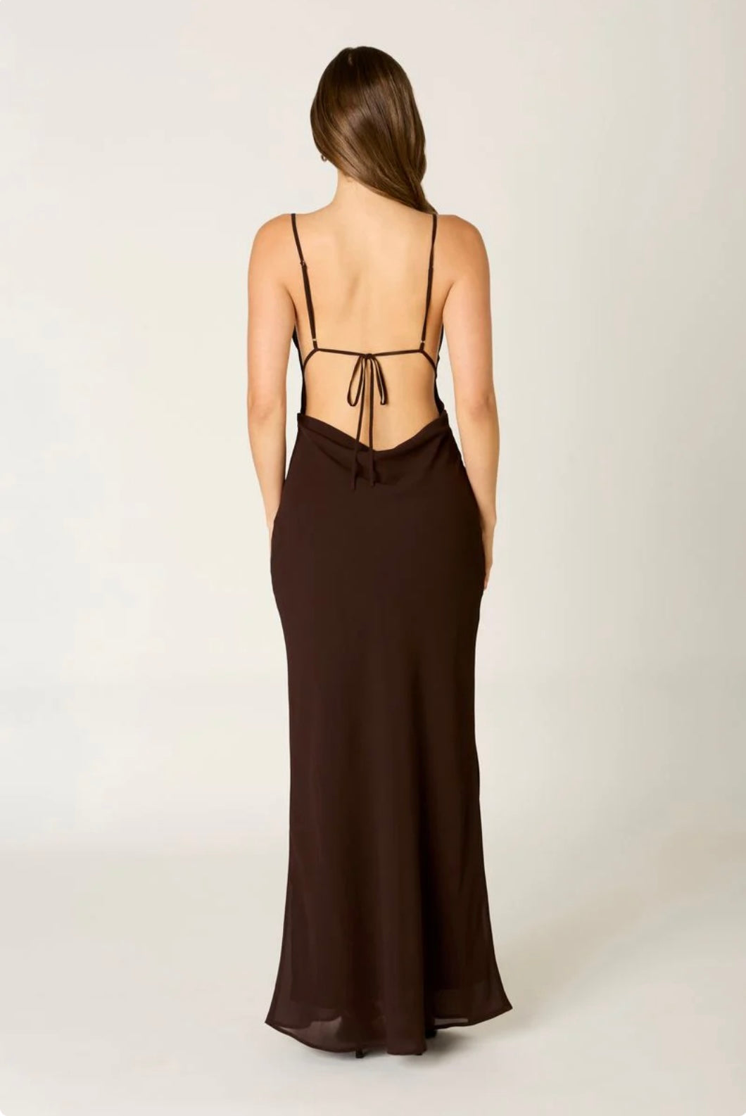 Chocovia Drape Gown