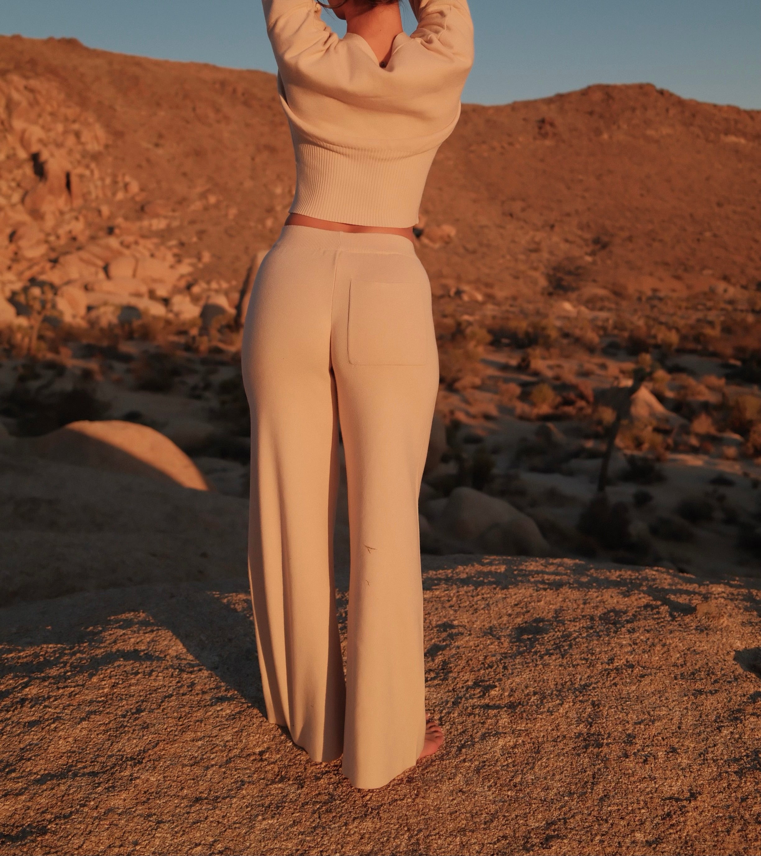 Knit Latte Cardigan w/ Pants Set