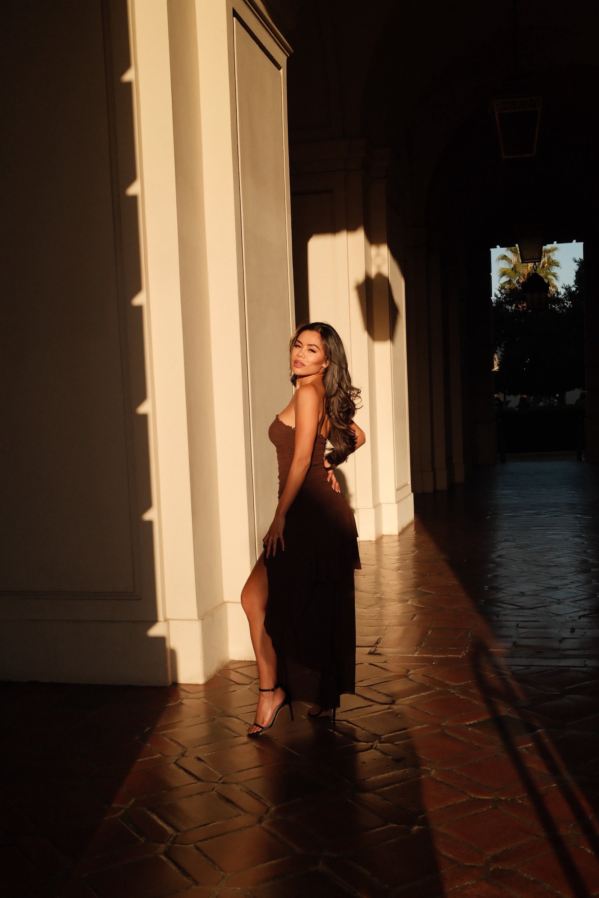 Bourbon Ruffle Dress