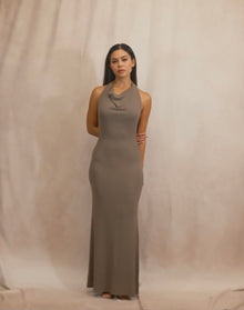 Dark Taupe Maxi Dress