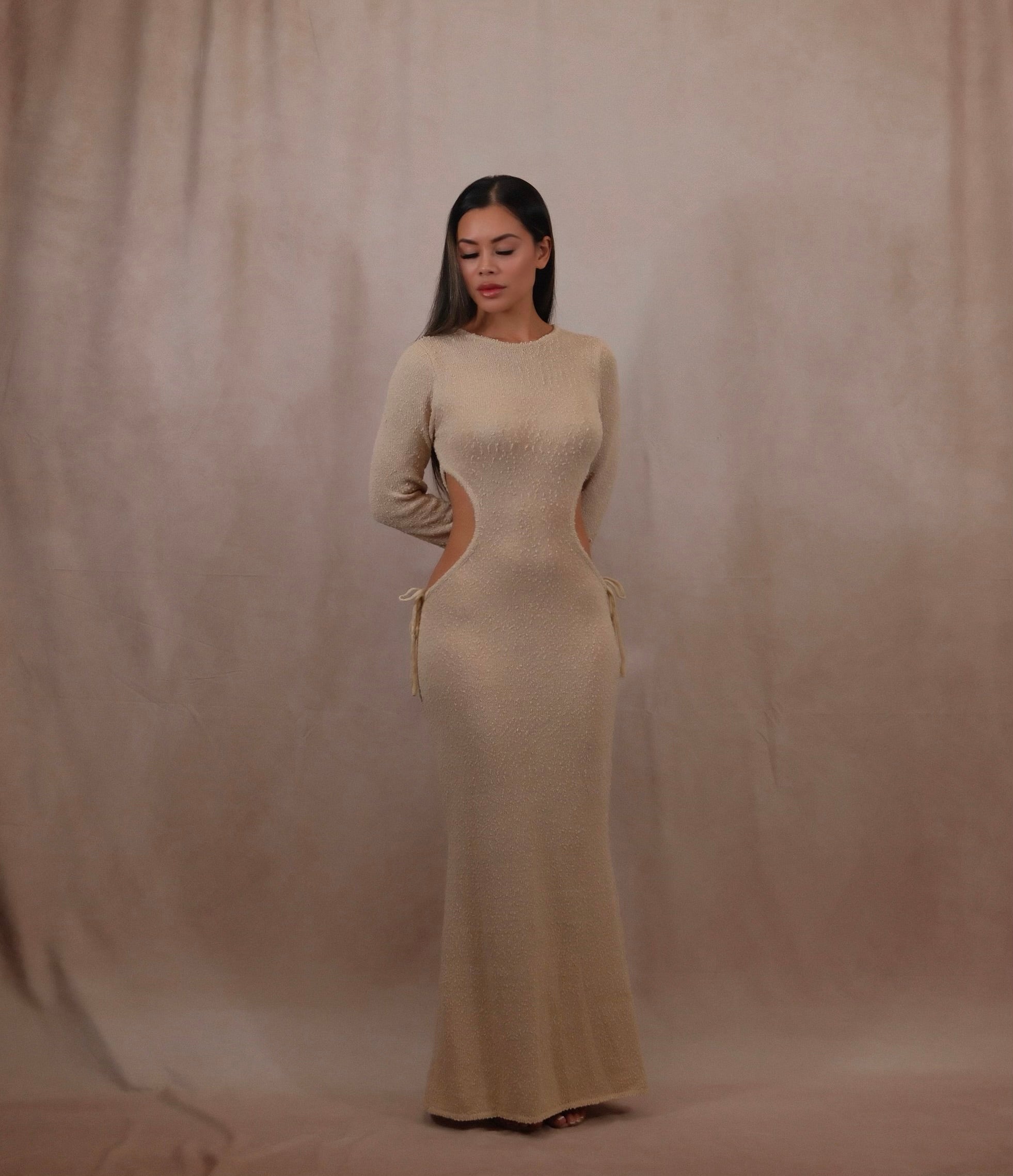 Saba Knit Cut Out Dress