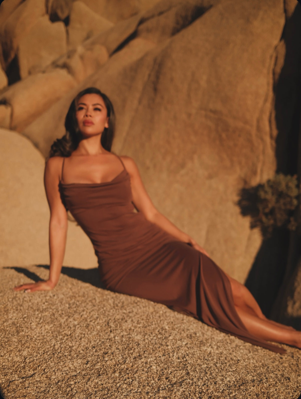 Luxe Drape Dress L